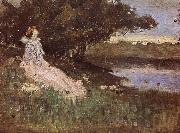 Charles conder Miss Raynor Spain oil painting artist